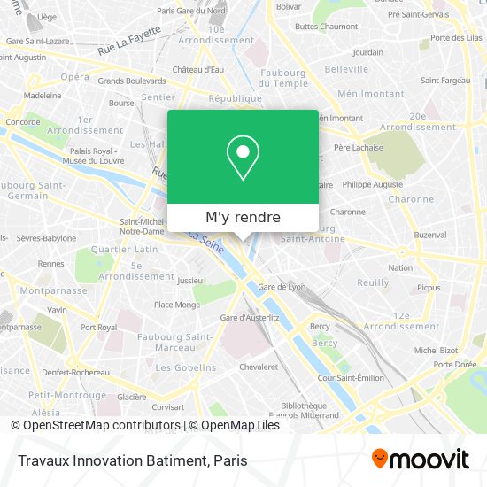 Travaux Innovation Batiment plan