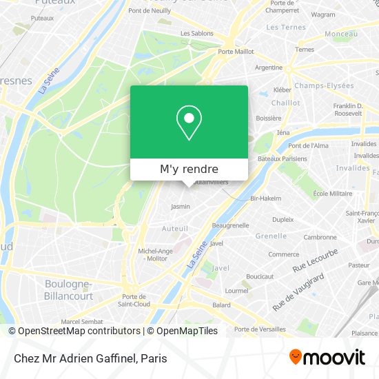 Chez Mr Adrien Gaffinel plan