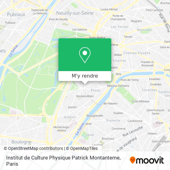 Institut de Culture Physique Patrick Montanteme plan
