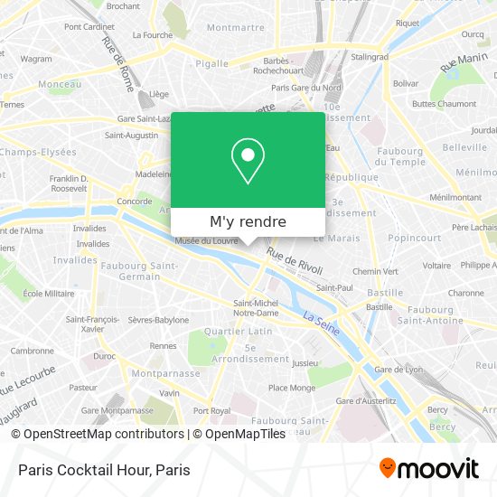 Paris Cocktail Hour plan