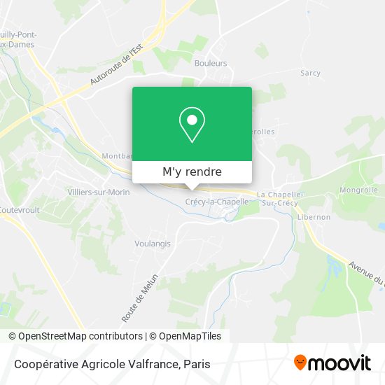 Coopérative Agricole Valfrance plan