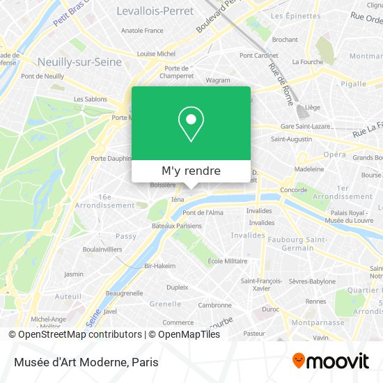 Musée d'Art Moderne plan