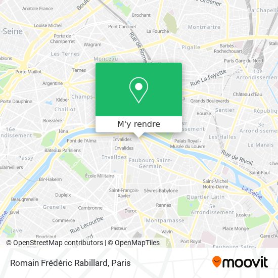 Romain Frédéric Rabillard plan