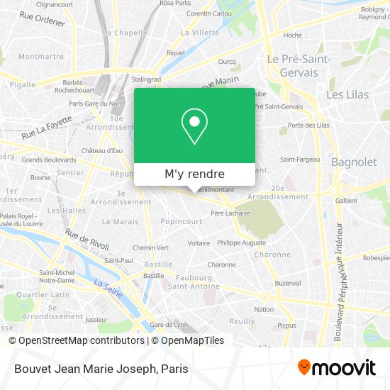 Bouvet Jean Marie Joseph plan