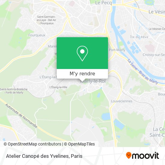 Atelier Canopé des Yvelines plan