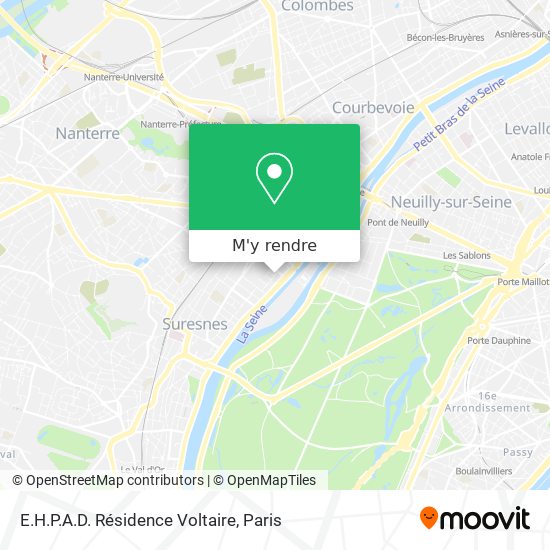 E.H.P.A.D. Résidence Voltaire plan