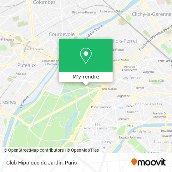 Club Hippique du Jardin plan