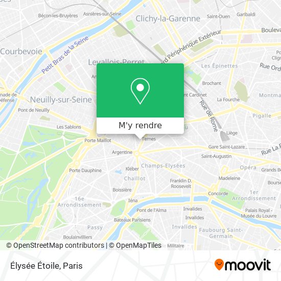 Élysée Étoile plan