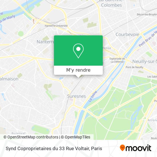 Synd Coproprietaires du 33 Rue Voltair plan