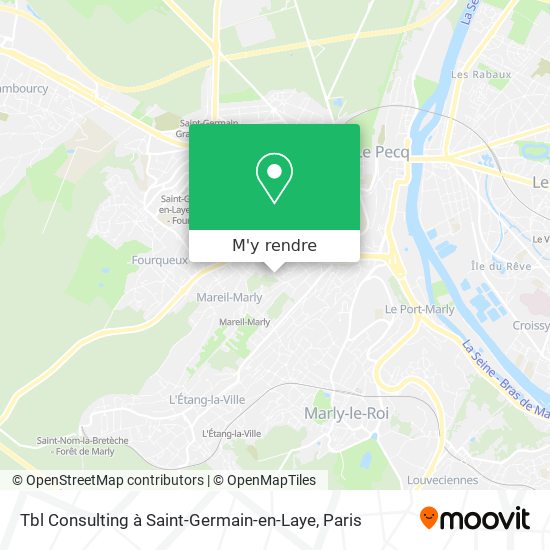 Tbl Consulting à Saint-Germain-en-Laye plan