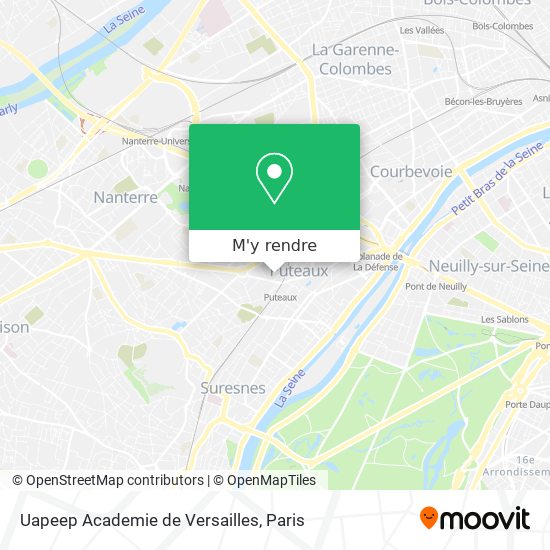 Uapeep Academie de Versailles plan