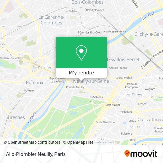 Allo-Plombier Neuilly plan