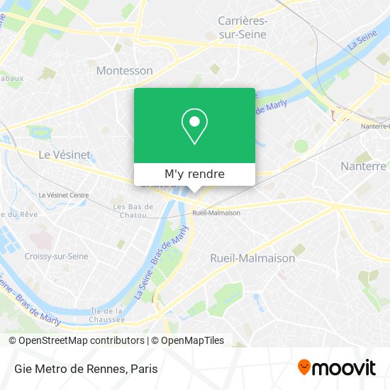 Gie Metro de Rennes plan