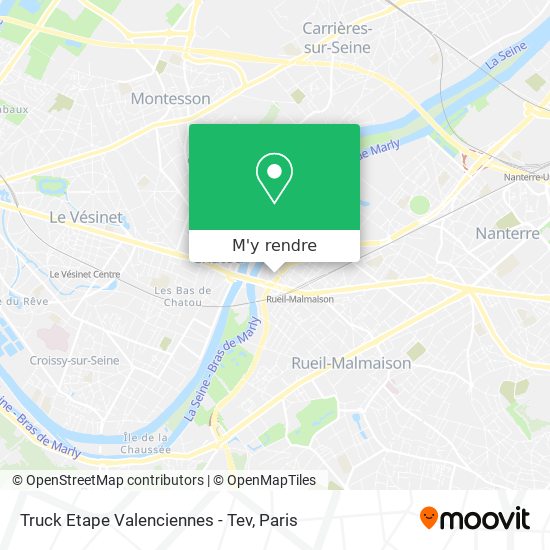 Truck Etape Valenciennes - Tev plan