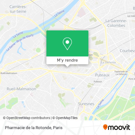 Pharmacie de la Rotonde plan