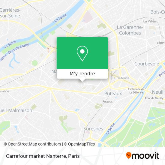 Carrefour market Nanterre plan