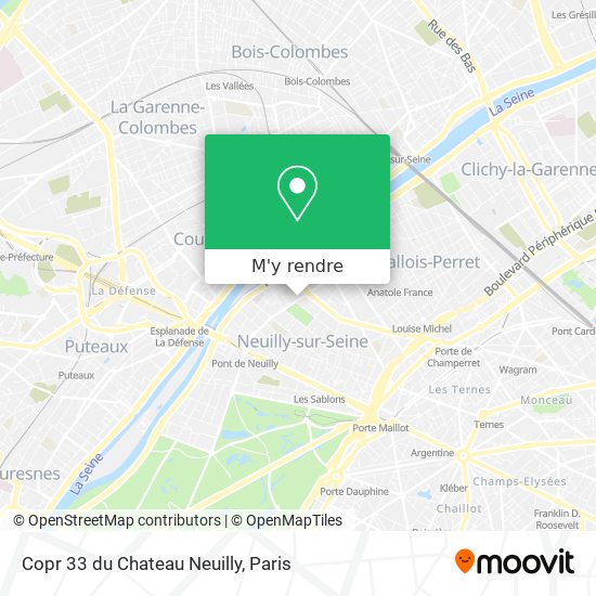 Copr 33 du Chateau Neuilly plan