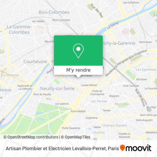 Artisan Plombier et Electricien Levallois-Perret plan