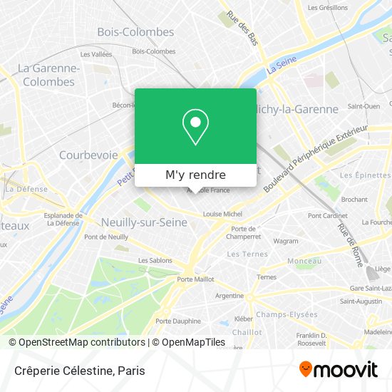 Crêperie Célestine plan