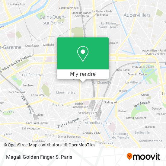 Magali Golden Finger S plan