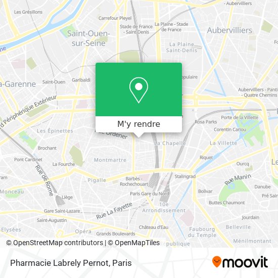 Pharmacie Labrely Pernot plan