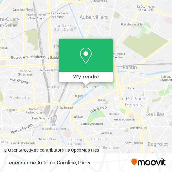 Legendarme Antoine Caroline plan