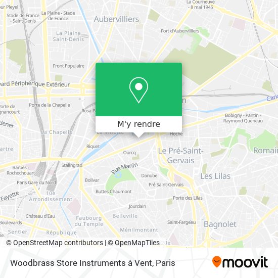 Woodbrass Store Instruments à Vent plan