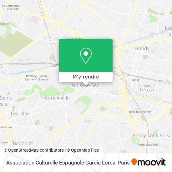 Association Culturelle Espagnole Garcia Lorca plan