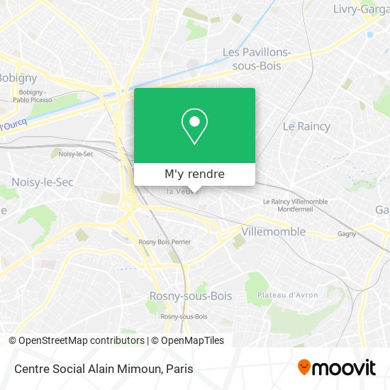 Centre Social Alain Mimoun plan