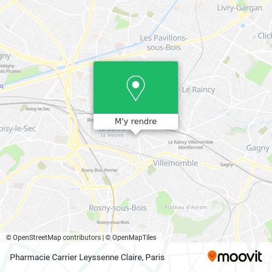 Pharmacie Carrier Leyssenne Claire plan