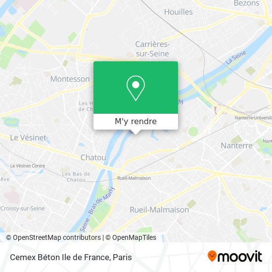Cemex Béton Ile de France plan