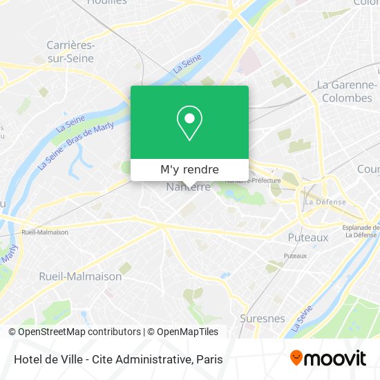 Hotel de Ville - Cite Administrative plan