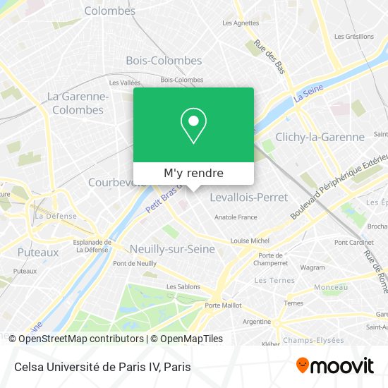 Celsa Université de Paris IV plan