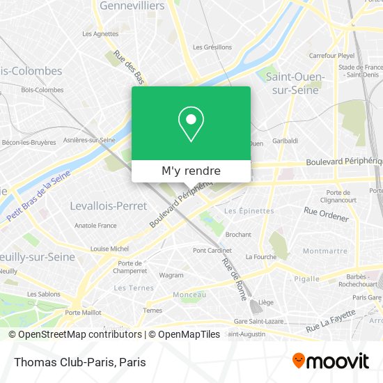 Thomas Club-Paris plan