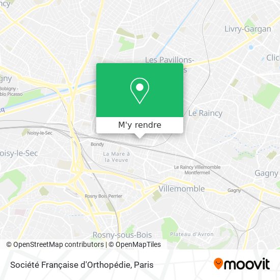 Société Française d'Orthopédie plan