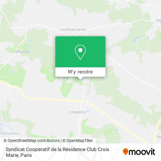 Syndicat Coopératif de la Résidence Club Croix Marie plan