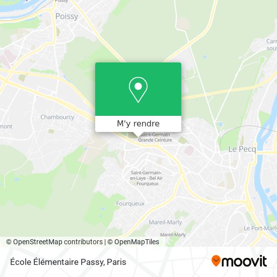 École Élémentaire Passy plan