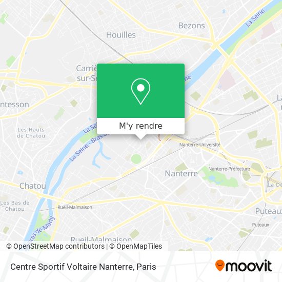 Centre Sportif Voltaire Nanterre plan