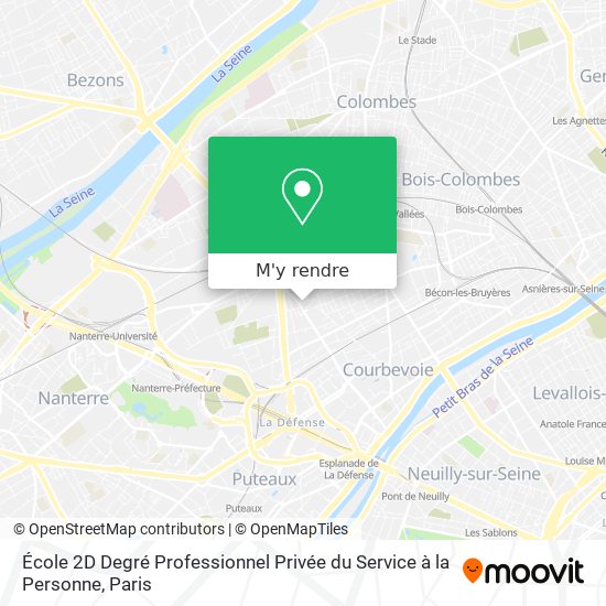 École 2D Degré Professionnel Privée du Service à la Personne plan