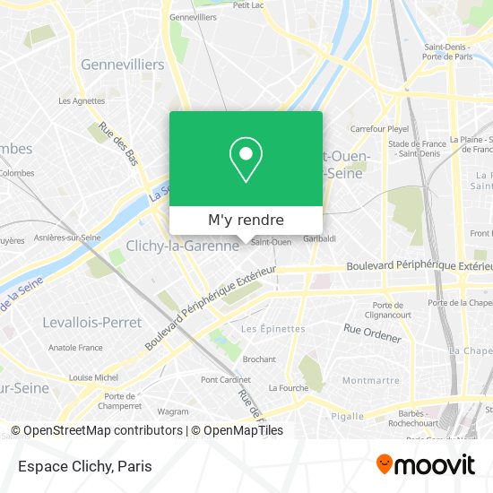 Espace Clichy plan