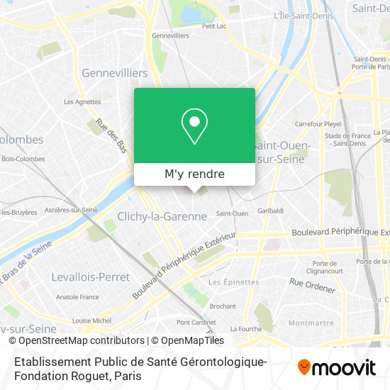 Etablissement Public de Santé Gérontologique-Fondation Roguet plan