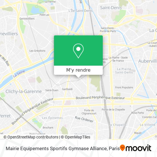 Mairie Equipements Sportifs Gymnase Alliance plan