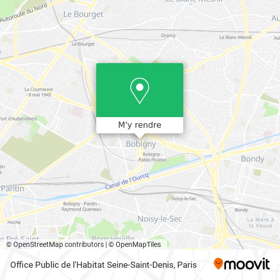 Office Public de l'Habitat Seine-Saint-Denis plan