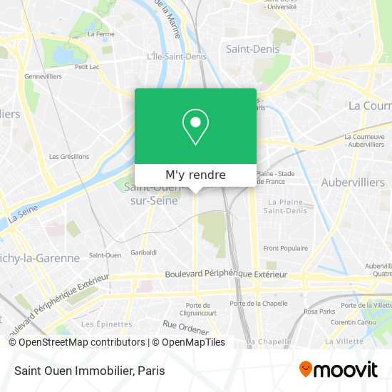 Saint Ouen Immobilier plan