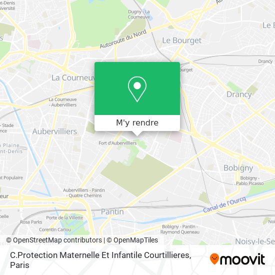 C.Protection Maternelle Et Infantile Courtillieres plan