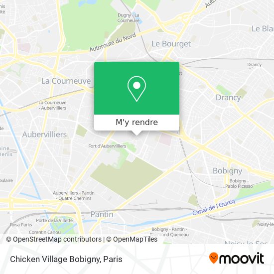 Chicken Village Bobigny plan