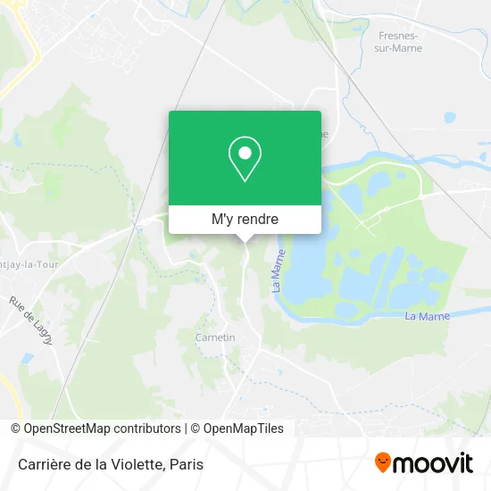 Carrière de la Violette plan