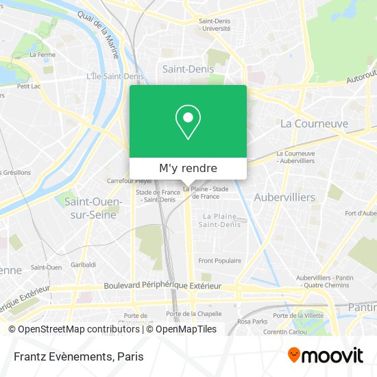 Frantz Evènements plan