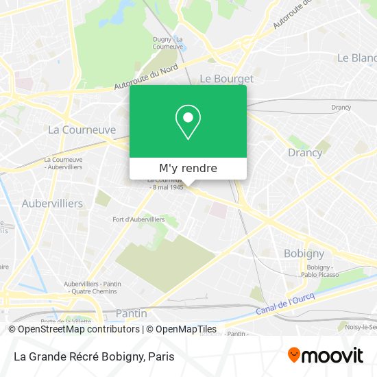 La Grande Récré Bobigny plan