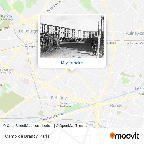 Camp de Drancy plan